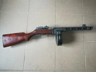 Охолощенный пистолет-пулемет Шпагина (ППШ-СО, ТОЗ, 5,45ИМ) 1940-е года