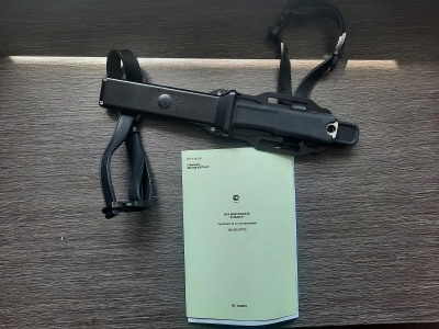 Нож Кампо водолазный "Кальмар" (пластиковые ножны)