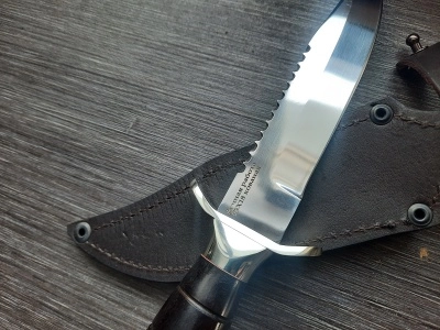 Нож "Разведчика", сталь 95Х18, пятка разведчик