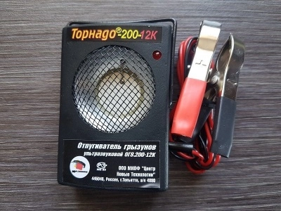 Ультразвуковой отпугиватель "Торнадо 200-12К авто"