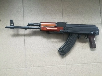 Охолощенный автомат Калашникова АКМС-СХ от "Молот Армз"