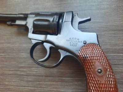 Охолощенный СХП револьвер Наган СО-95/9 (ТОЗ, 9 ИМ) 1920-е года