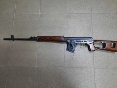 ММГ Макет винтовки Драгунова (СВД) в дереве, оригинал СССР, без года.