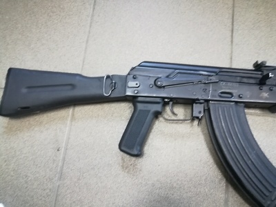 Охолощенный автомат Калашникова АК-103 + чехол (7.62х39). Б/У, 2019 год